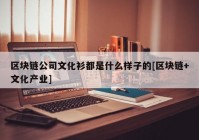 区块链公司文化衫都是什么样子的[区块链+文化产业]